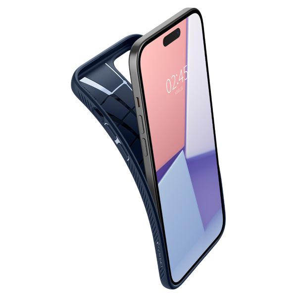 Spigen Liquid Air Backcover iPhone 15 Plus - Navy Blue