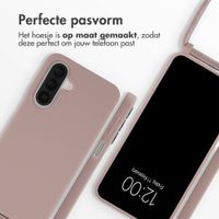 imoshion Siliconen hoesje met koord Samsung Galaxy A27 (5G) - Sand Pink
