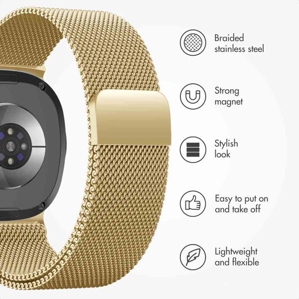 imoshion Milanese magnetic band Samsung Galaxy Watch 9 (40/44mm) / Watch 8 (40/44mm) / Classic (46mm) - Gold