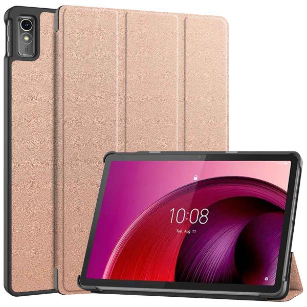 imoshion Trifold Bookcase Lenovo Tab M10 5G - Rosé Goud