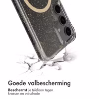 imoshion Clear Glitter Backcover met MagSafe Samsung Galaxy S24 - Goud