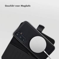 Selencia Olyn Uitneembare Bookcase met MagSafe Samsung Galaxy A55 - Zwart