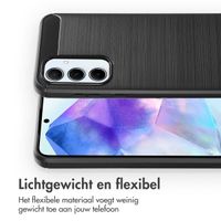 imoshion Brushed Backcover Samsung Galaxy A55 - Zwart