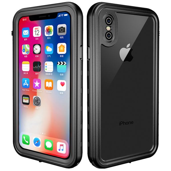 Redpepper Dot Plus Waterproof Backcover iPhone Xs / X - Zwart