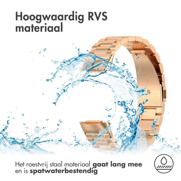 imoshion Stalen bandje Fitbit Charge 5 - Rosé Goud