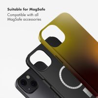 Selencia Vivid Back Cover with MagSafe Apple iPhone 13 - Gradient Olive Dust
