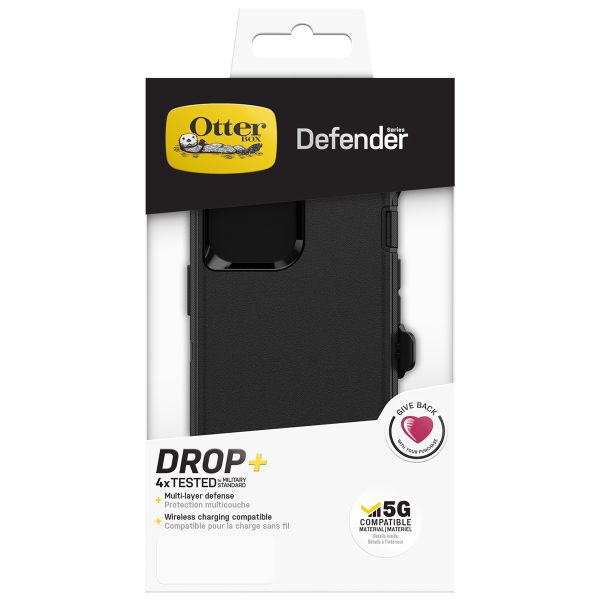 OtterBox Defender Rugged Backcover iPhone 13 Mini - Zwart