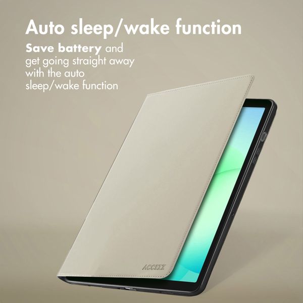 Accezz Classic Tablet Case Samsung Galaxy Tab A11 Plus - Greige