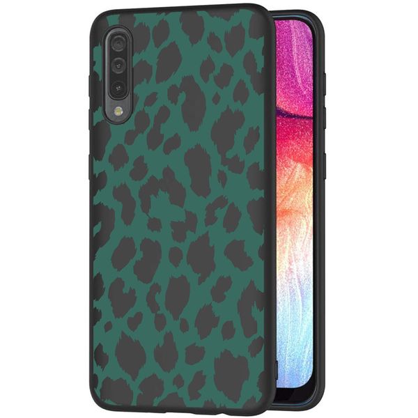 imoshion Design hoesje Galaxy A50 / A30s - Luipaard - Groen / Zwart