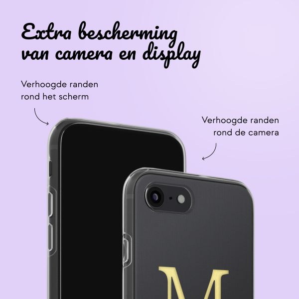 Hoesje met eigen foto en/of tekst Apple iPhone SE (2022 / 2020) / 8 / 7 - Letter