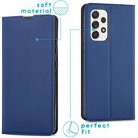 imoshion Slim Folio Bookcase Samsung Galaxy A53 - Donkerblauw