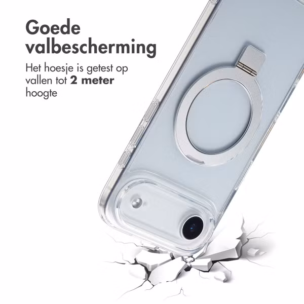 Accezz Ring Stand Backcover met MagSafe Apple iPhone Air - Transparant