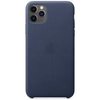 Apple 4 Pack Leather Backcover iPhone 11 Pro Max - Red + Saddle Brown + Midnight Blue + Black