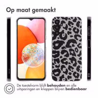 imoshion Design hoesje Samsung Galaxy A14 (5G/4G) - Leopard Transparent