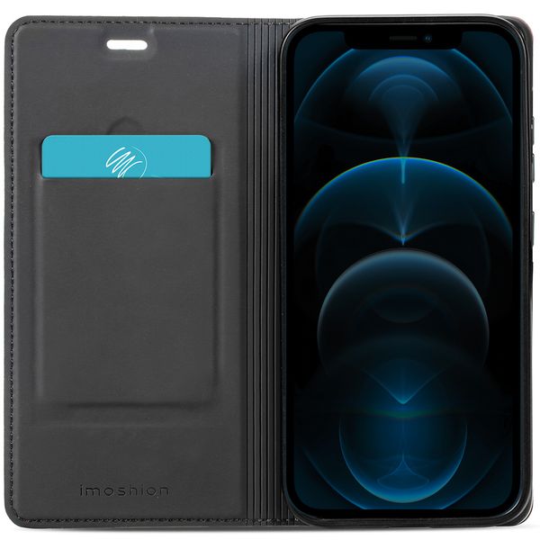 imoshion Slim Folio Bookcase iPhone 12 (Pro) - Zwart
