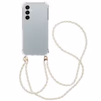 imoshion Backcover met koord + armband - Parels Samsung Galaxy A54 (5G) - Transparant