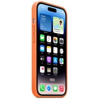 Apple Leather Back Cover with MagSafe Apple iPhone 14 Pro - Orange