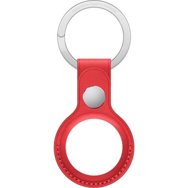 Apple Leather Key Ring Apple AirTag - Red