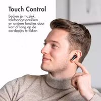 imoshion Aura Pro Draadloze In-ear Oordopjes - Active Noise Cancelling (ANC) - Zwart