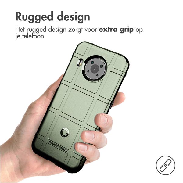 imoshion Rugged Shield Backcover Nokia X10 / X20 - Groen