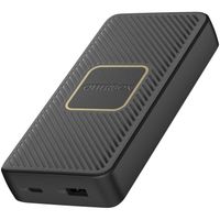 OtterBox Powerbank USB-C - 15.000 mAh - Draadloos opladen - Power Delivery - Zwart