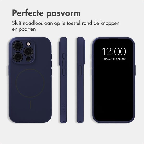 Accezz Grip Backcover met MagSafe Apple iPhone 15 Pro - Donkerblauw