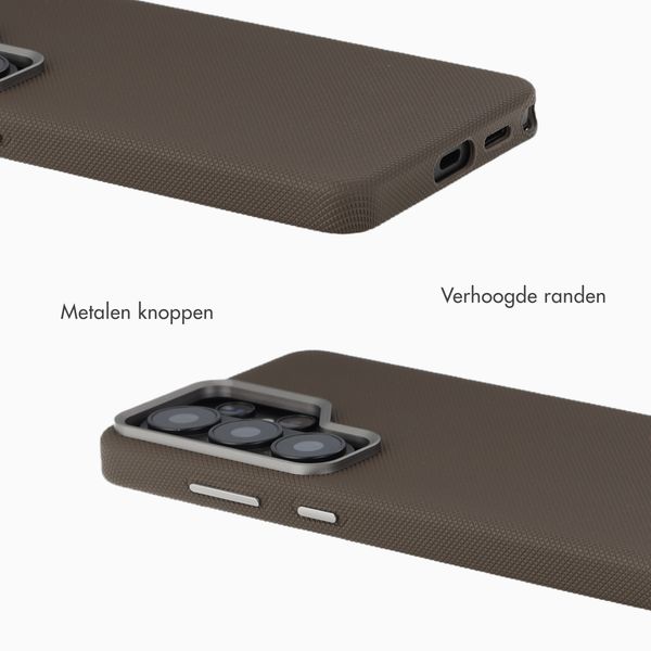 Accezz Mesh Backcover met MagSafe Samsung Galaxy S26 Ultra - Bruin