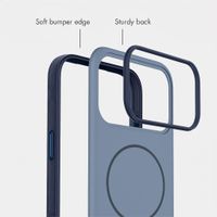 imoshion Colour Back Cover with Thin MagSafe Ring Apple iPhone 17 Pro - Dark Blue