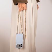Selencia Bold Chain (lang koord 130 cm) - Gold