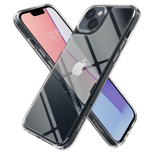 Spigen Quartz Hybrid Crystal Clear Backcover iPhone 14 - Transparant