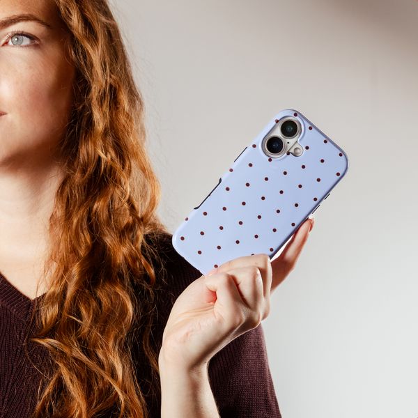 Selencia Vivid Backcover Apple iPhone 12 (Pro) - Happy Dots Digital Sky