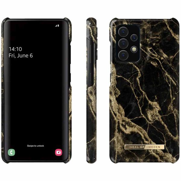 iDeal of Sweden Fashion Backcover Samsung Galaxy A52(s) (5G/4G) - Golden Smoke Marble