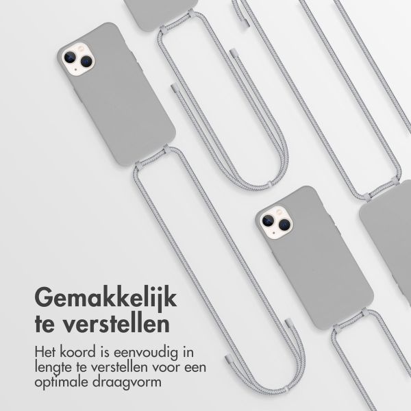 imoshion Color Backcover met afneembaar koord Apple iPhone 13 - Grijs