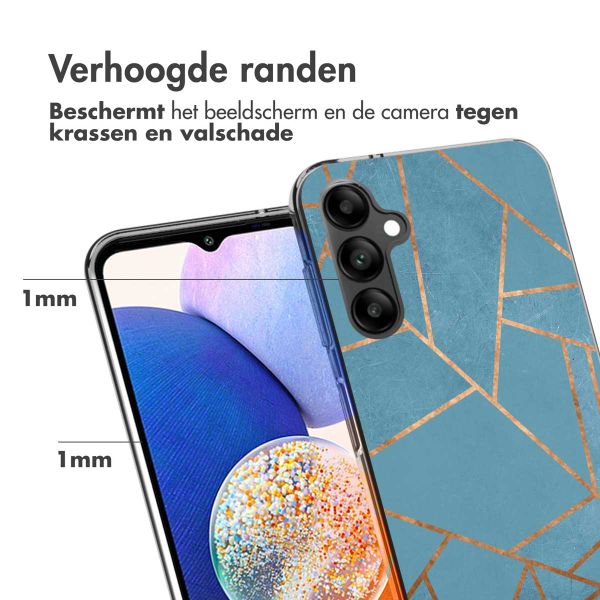 imoshion Design hoesje Samsung Galaxy A14 (5G/4G) - Blue Graphic