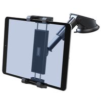 Accezz Tablet houder auto - Dashboard of voorruit - Verstelbaar - Universeel - Zwart