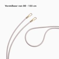 Selencia Universeel Telefoonkoord met 2 haken - verstelbaar - Muted Mauve