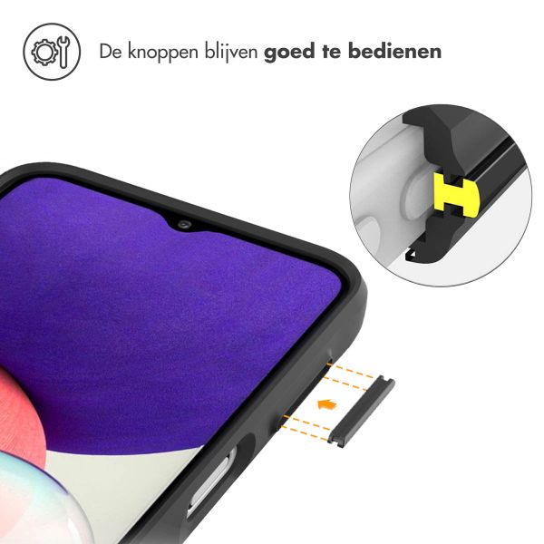 imoshion Rugged Hybrid Case Samsung Galaxy A14 (5G/4G) - Zwart