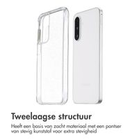 imoshion Clear Glitter Backcover Samsung Galaxy A36 / A56 - Zilver