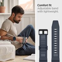 Spigen Rugged Armor™ Pro case Apple Watch 44 mm / 45 mm - Donkerblauw
