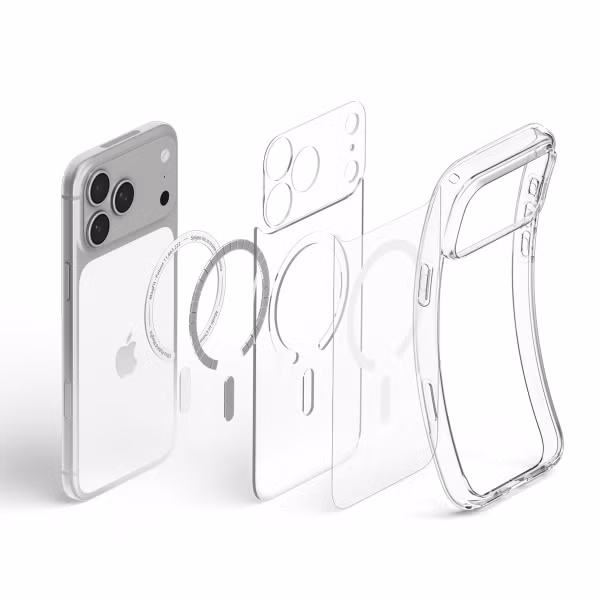 Spigen Ultra Hybrid Backcover MagSafe Apple iPhone 18 Pro Max / 17 Pro Max - Clear / White