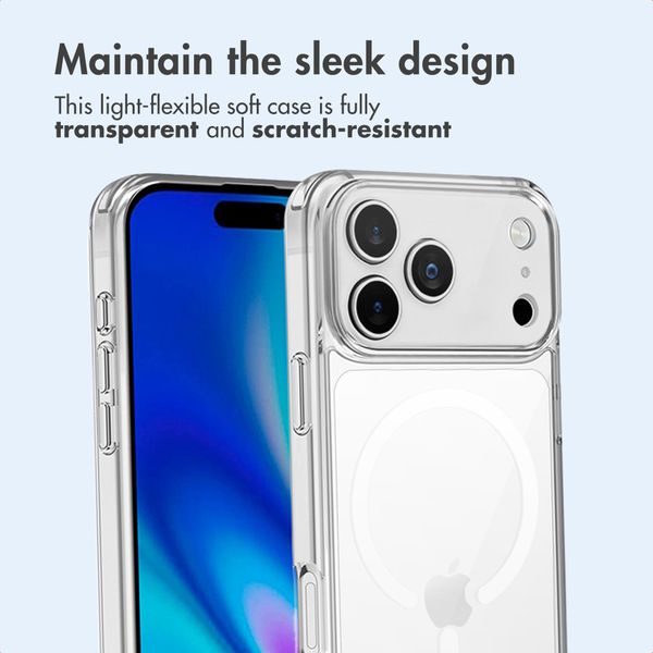 imoshion Protective Back Cover with MagSafe Apple iPhone 17 Pro - Transparent