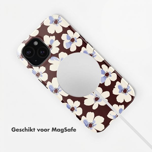 Selencia Vivid Backcover met MagSafe Apple iPhone 15 - Choco Flower Pop