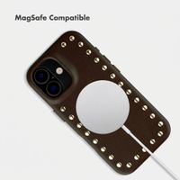 Selencia Studs Back Cover with MagSafe Apple iPhone 17 - Cacao Crush