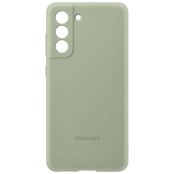 Samsung Originele Silicone Backcover Galaxy S21 FE - Olive Green