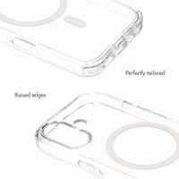 Selencia Rivièra MagSafe Back Cover with detachable hooks Apple iPhone 17 - Transparent