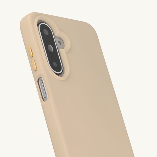 Selencia Rivièra MagSafe Backcover met afneembare haakjes Samsung Galaxy A17 (5G) / (4G) - Milky Latte
