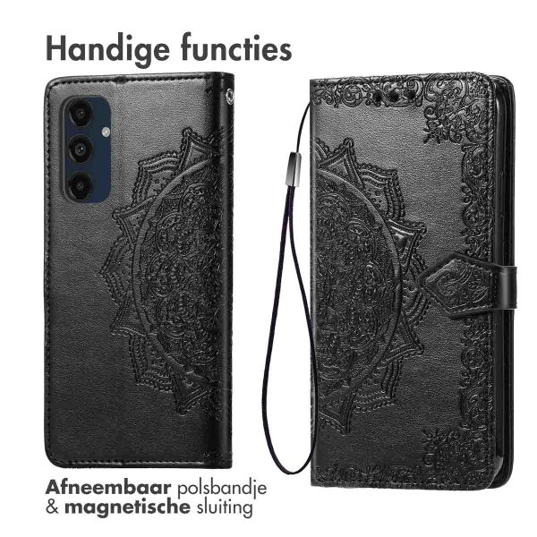 imoshion Mandala Bookcase Samsung Galaxy A16 - Zwart