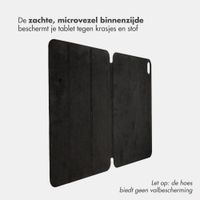 Accezz Leather Trifold Bookcase Apple iPad 11 (2025) 11 inch A16 / iPad 10 (2022) 10.9 inch - Zwart