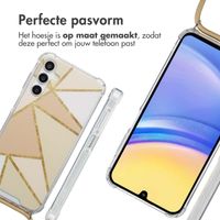 imoshion Design hoesje met koord Samsung Galaxy A15 (5G) - Beige Graphic