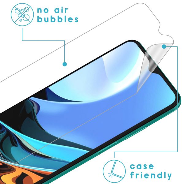 imoshion Screenprotector Folie 3 pack Xiaomi Redmi 9T